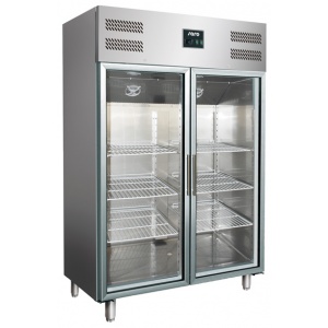 SARO professionele koelkast met glasdeur model GN 1200 TNG SA-323-3104